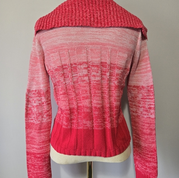 So Wear It Declare It Y2k Pink and Red Cable Knit Sweater. Size M - Picture 5 of 11
